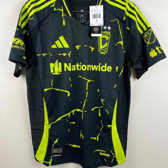 Columbus Crew Goosebumps Jersey Schulte #28 M 2025/26 MLS Adidas Authentic NWT - Picture 1 of 9